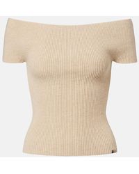 Extreme Cashmere - N°381 Libra Cashmere-Blend Top - Lyst