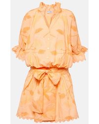 Juliet Dunn - Floral Cotton Shirt Dress - Lyst