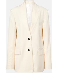 TOTEME - Distressed Wool Blazer - Lyst