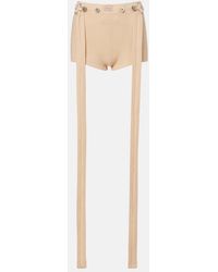 Jean Paul Gaultier - Ribbed-Knit Cotton Shorts - Lyst