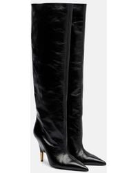 KHAITE - Bella 100 Leather Knee-High Boots - Lyst