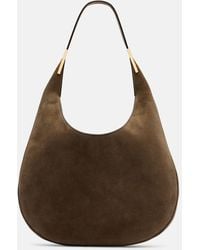 SAVETTE - Florence Medium Suede Shoulder Bag - Lyst