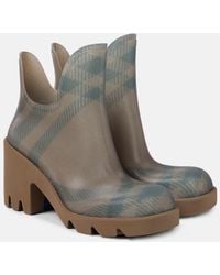 Burberry - Rubber Marsh Heel Boots - Lyst