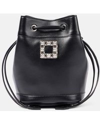 Roger Vivier - Sac Seau Tres Vivier En Cuir - Lyst