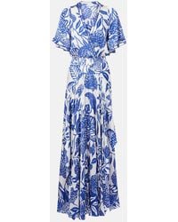 Poupette - Mabelle Satin Maxi Dress - Lyst