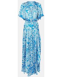 Poupette - Mabelle Printed Maxi Dress - Lyst