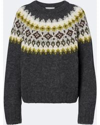 Velvet - Fair Isle Alpaca And Wool-Blend Sweater - Lyst
