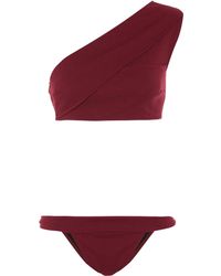 Haight One-Shoulder-Bikini Maria - Rot