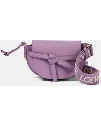 Loewe - Gate Dual Mini Leather Crossbody Bag - Lyst