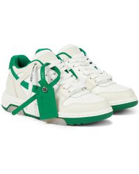 office leather trainers