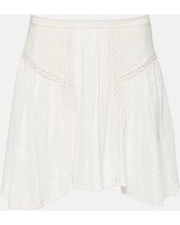 Isabel Marant - Jorenaga Asymmetric Lace Miniskirt - Lyst