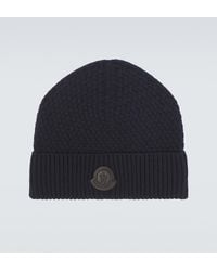 Moncler - Wool And Cashmere Beanie - Lyst