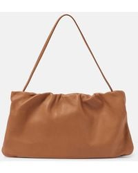 The Row - Bourse Xl Leather Shoulder Bag - Lyst