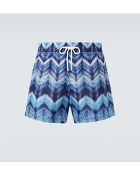 Missoni - Zigzag Printed Swim Trunks - Lyst
