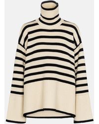 TOTEME - Pullover aus Wolle und Baumwolle - Lyst