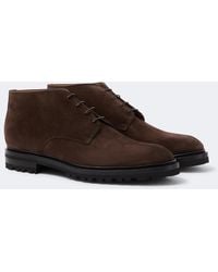 Kiton - Desert Boots Aus Veloursleder - Lyst