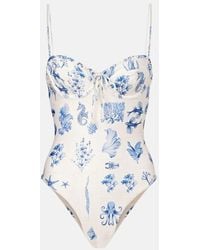 Agua Bendita - Ebano Printed Swimsuit - Lyst