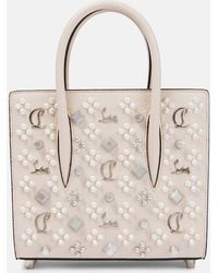 Christian Louboutin - Paloma Mini Leather Tote Bag - Lyst