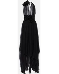 Dolce & Gabbana - Silk Long Dress - Lyst