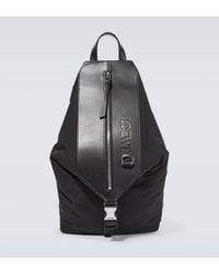 Loewe - Leather-trimmed Backpack - Lyst