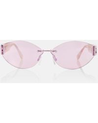 Fendi - Baguette Cat-Eye Sunglasses - Lyst