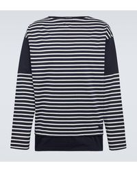 Comme des Garçons - Striped Cotton Jersey T-shirt - Lyst