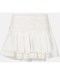 Isabel Marant - Violana' Miniskirt With Pleated Details - Lyst