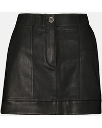 Stouls - Linette Leather Miniskirt - Lyst