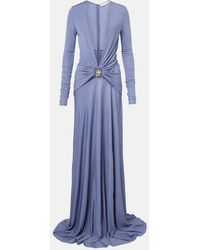 Christopher Esber - Bezel Quartz Embellished Maxi Dress - Lyst