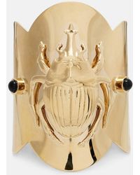 La DoubleJ - Scarab-Plated Cuff Bracelet - Lyst