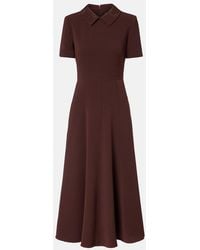 Roland Mouret - Embellished Cady Midi Dress - Lyst