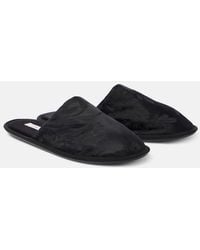 The Row - Frances Floral Jacquard Slippers - Lyst