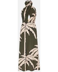 Johanna Ortiz - Printed Cutout Maxi Dress - Lyst