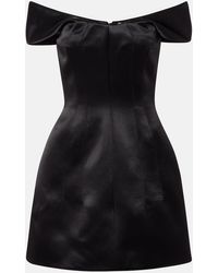 McQueen - Short Satin Dress - Lyst
