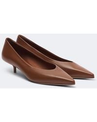 Max Mara - Pumps Aus Leder - Lyst
