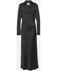 TOVE - Abito Lungo Iana Con Scollo A V - Lyst