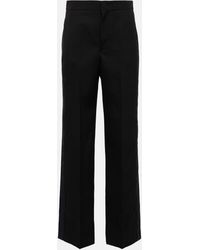 Isabel Marant - Scarly Satin-tape Wide Wool Pants - Lyst