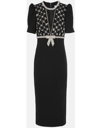 Rebecca Vallance - X Nicky Hilton Arianna Embellished Midi Dress - Lyst