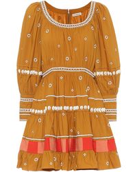 Ulla Johnson Minikleid Adama aus Baumwolle - Orange