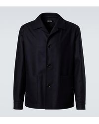 ZEGNA - Wool Overshirt - Lyst