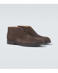 Tod's - Suede Desert Boots - Lyst