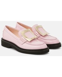 Roger Vivier - Viv' Rangers Patent Leather Loafers - Lyst