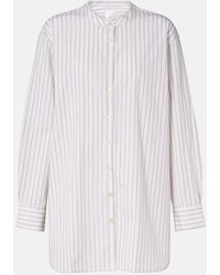 Leset - Yoshi Striped Cotton-Blend Shirt - Lyst