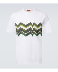 Missoni - Camiseta De Algodon En Zigzag - Lyst