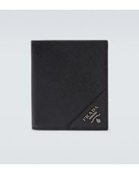 Prada Portemonnaie aus Leder - Schwarz