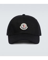 Moncler Baseballcap mit Logo - Schwarz