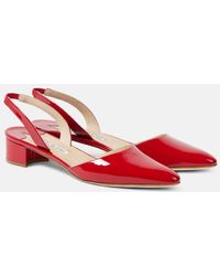 Manolo Blahnik - Slingback-Pumps Aspro 30 Aus Lackleder - Lyst