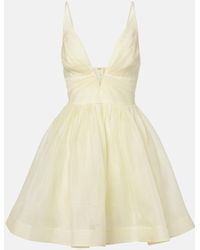 Zimmermann - Illuminate V Neck Mini Dress - Lyst