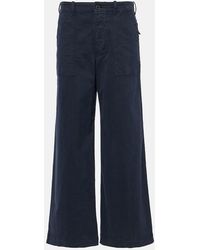 Nili Lotan - Leon Cotton Wide-Leg Pants - Lyst