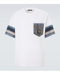 Dolce & Gabbana - Jersey T-Shirt With Print - Lyst